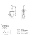 5A 250V JEC JMS-202-A2T toggle switch 6 pin 3 way switch 6 pole on off on toggle switch